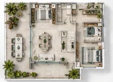 Plano Apartamento B