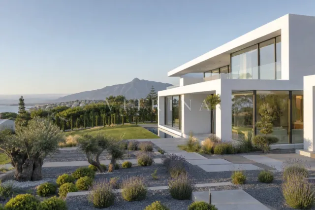 Villa in costruzione con vista mare a Benahavís — foto 2